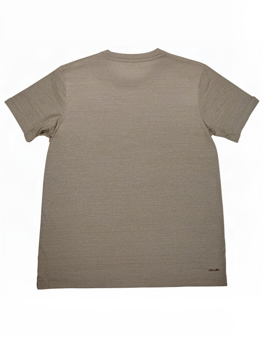 T-shirt Adidas Climalite da uomo Top in poliestere grigio medio