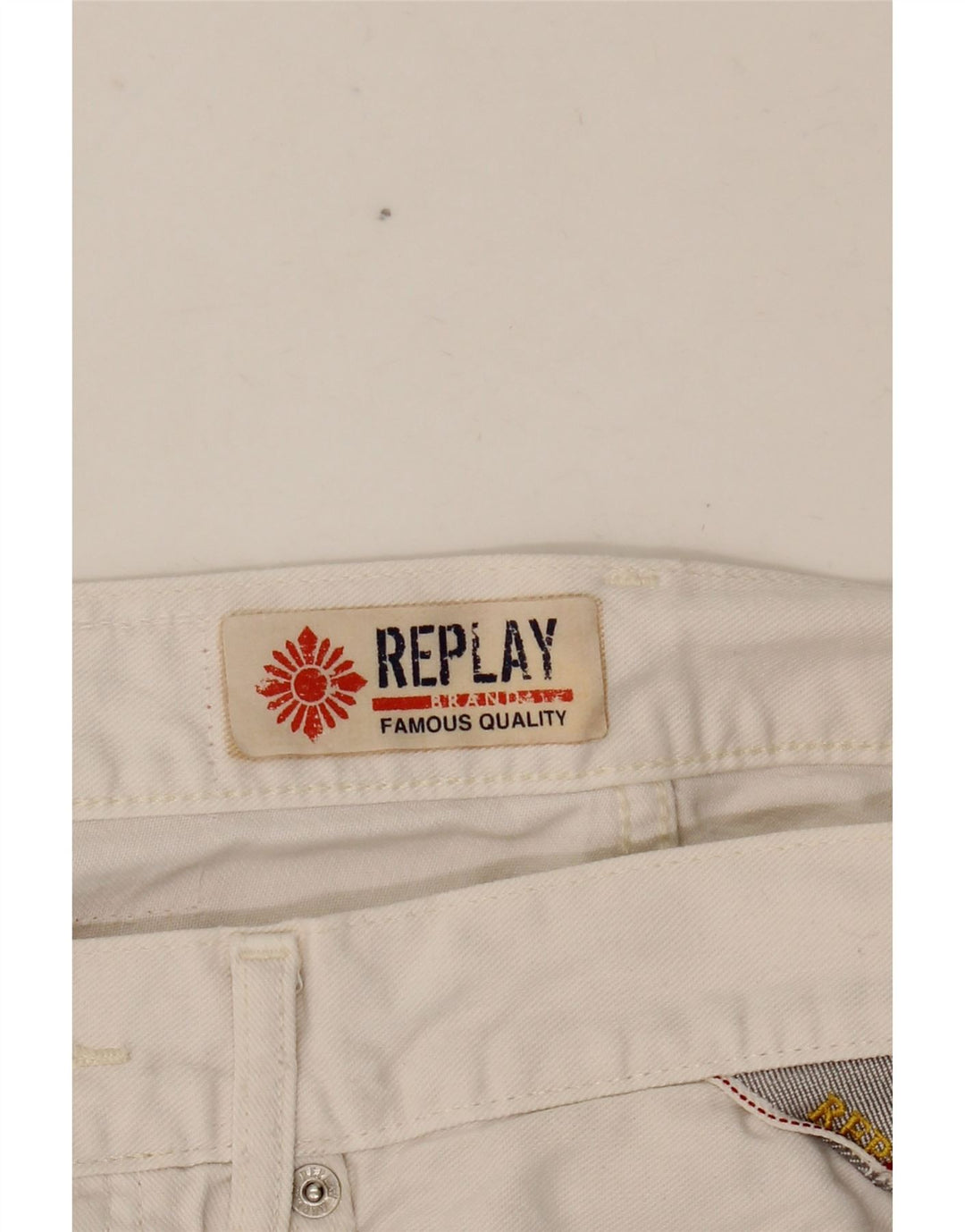 Jeans slim da donna Replay W30 L34 bianchi