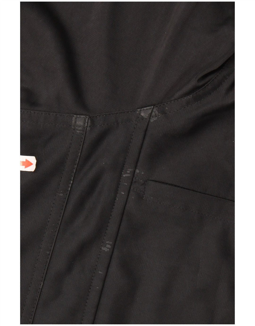 ADIDAS Giacca da ginnastica oversize con cappuccio da donna UK 14 Large Nera