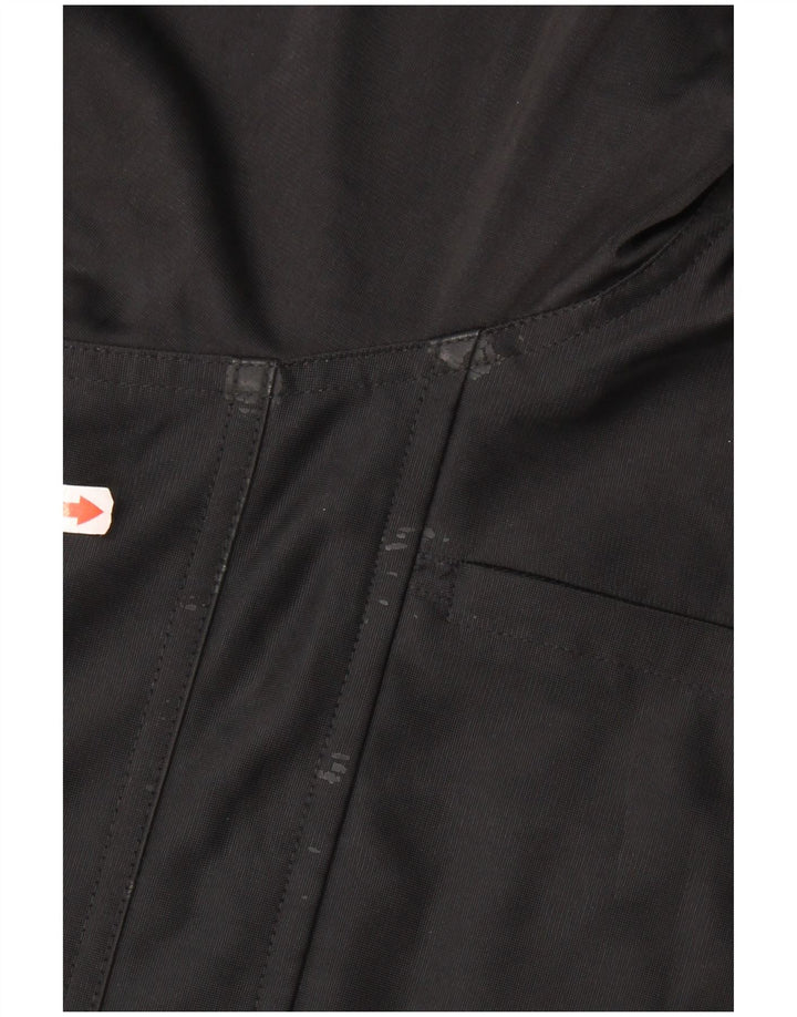 ADIDAS Giacca da ginnastica oversize con cappuccio da donna UK 14 Large Nera