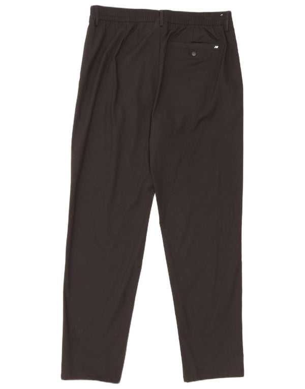 Pantaloni chino affusolati da uomo New Balance medio W32 L30 cotone nero