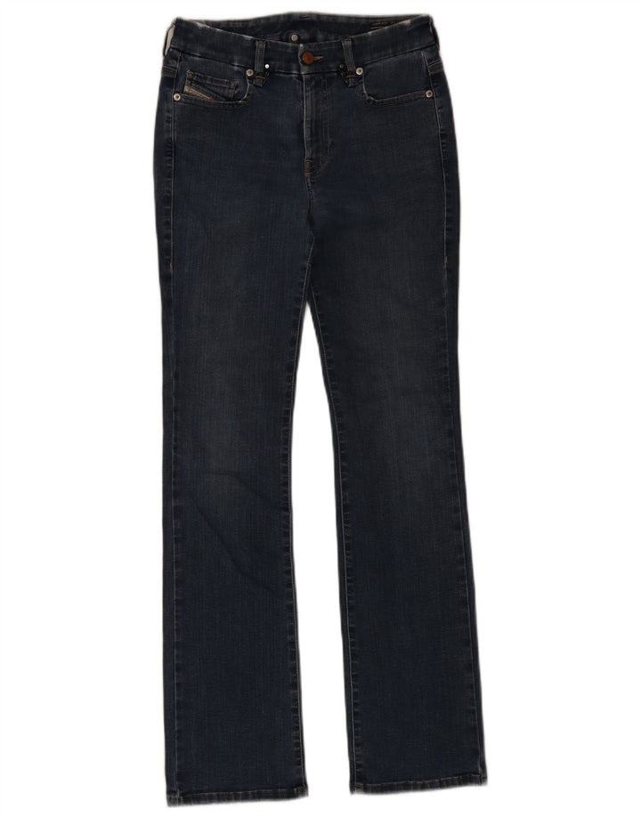 Jeans dritti da donna Diesel W27 L30 cotone blu