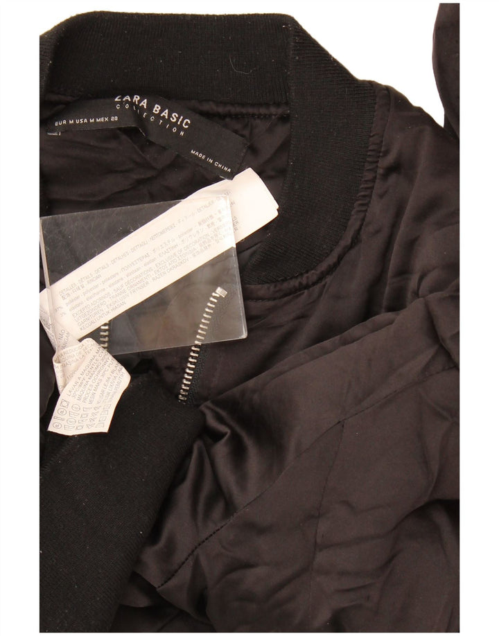 Giubbotto bomber da donna Zara UK 14 poliestere nero medio