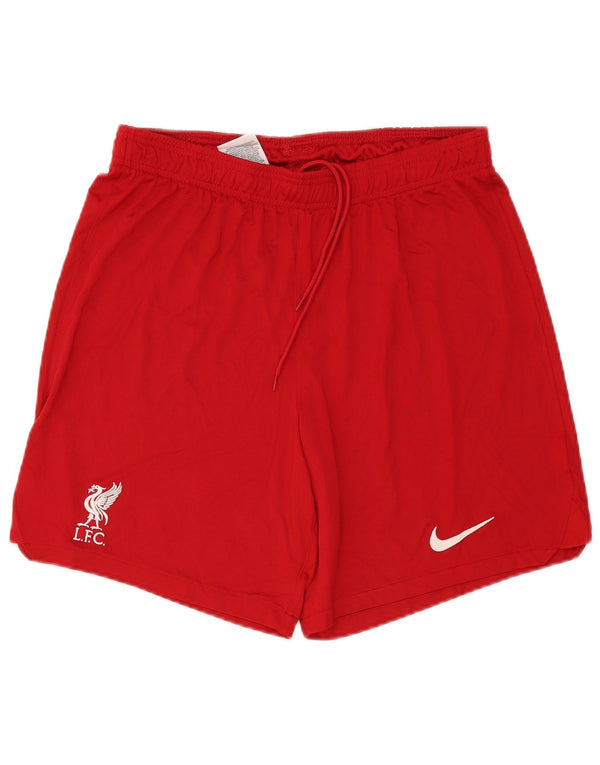 Pantaloncini sportivi Nike Liverpool da uomo slim fit XL rosso poliestere