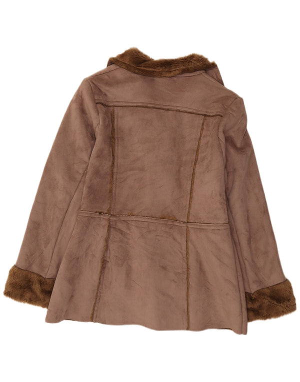 Giacca Sherpa da donna Fiorella Rubino UK 20 2XL Acrilico marrone