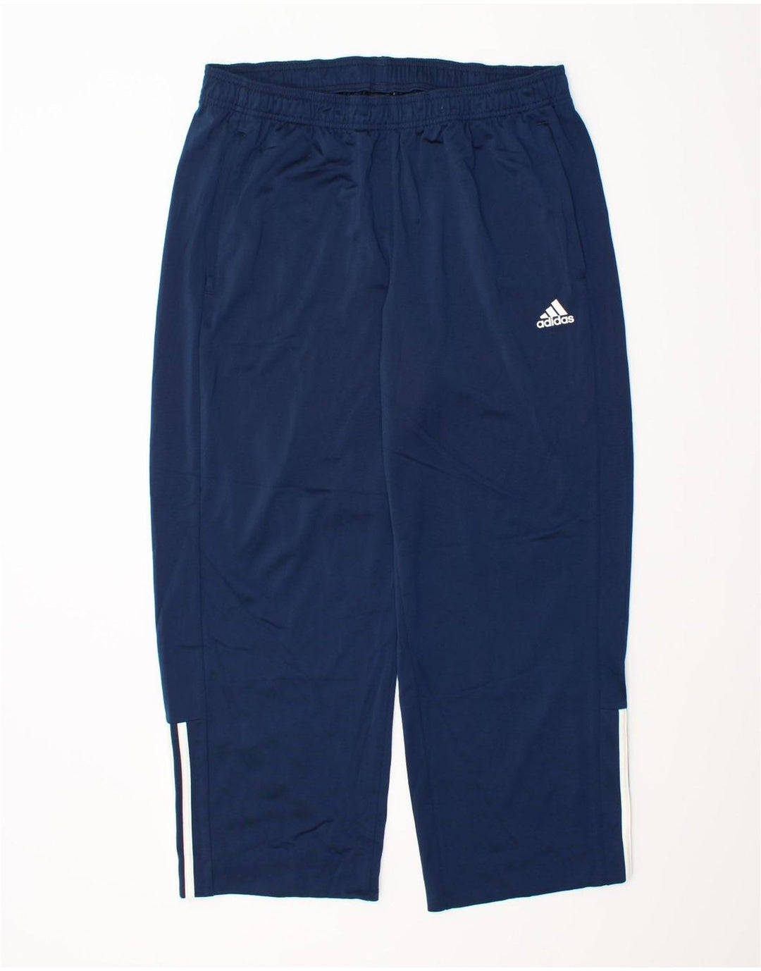Pantaloni da tuta da uomo Adidas UK 46/48 XL Poliestere blu navy