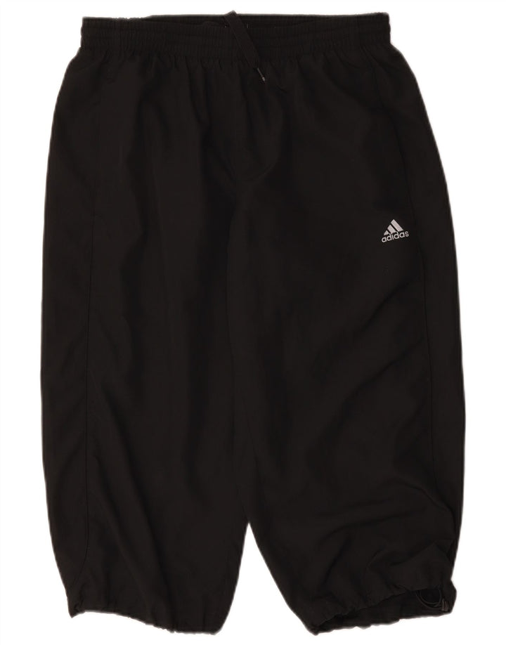 Pantaloni da tuta da uomo ADIDAS Climalite Capri Joggers medio nero