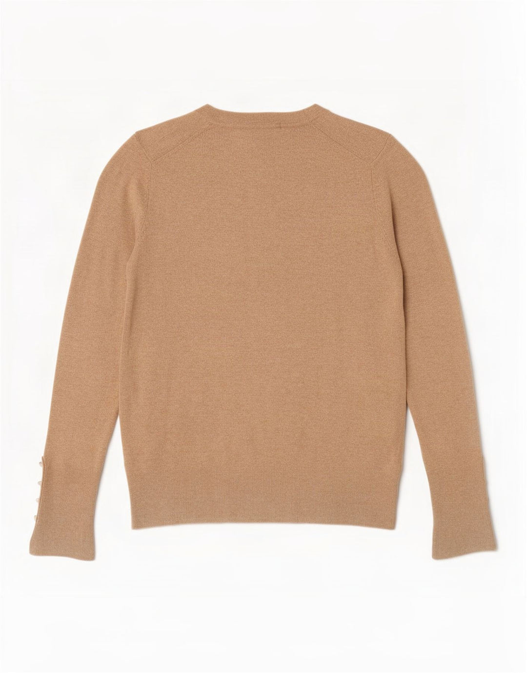 Maglione maglione girocollo da donna Zara UK 12 Beige medio