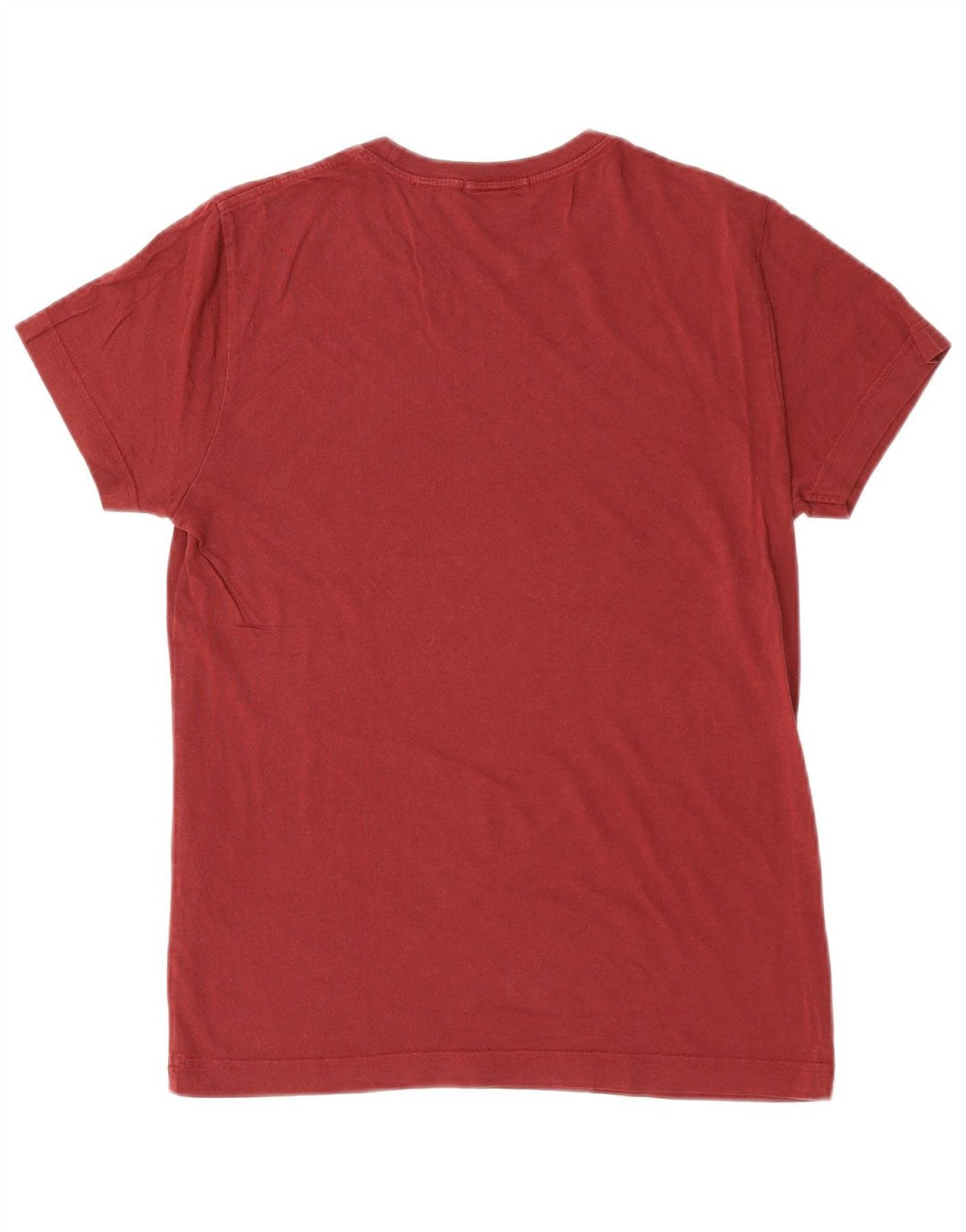 GANT T-shirt Regular da Uomo XS Borgogna Cotone