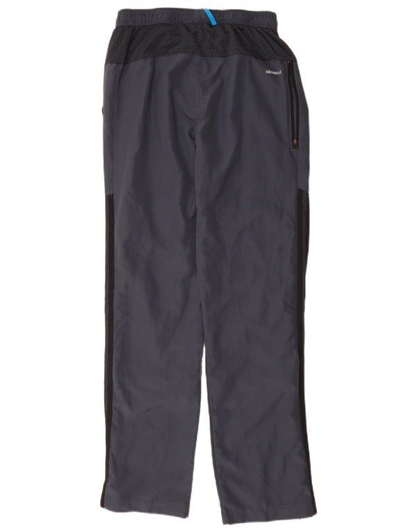 Pantaloni da tuta Adidas Climacool da uomo medi in poliestere blu navy