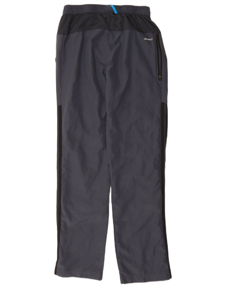 Pantaloni da tuta Adidas Climacool da uomo medi in poliestere blu navy