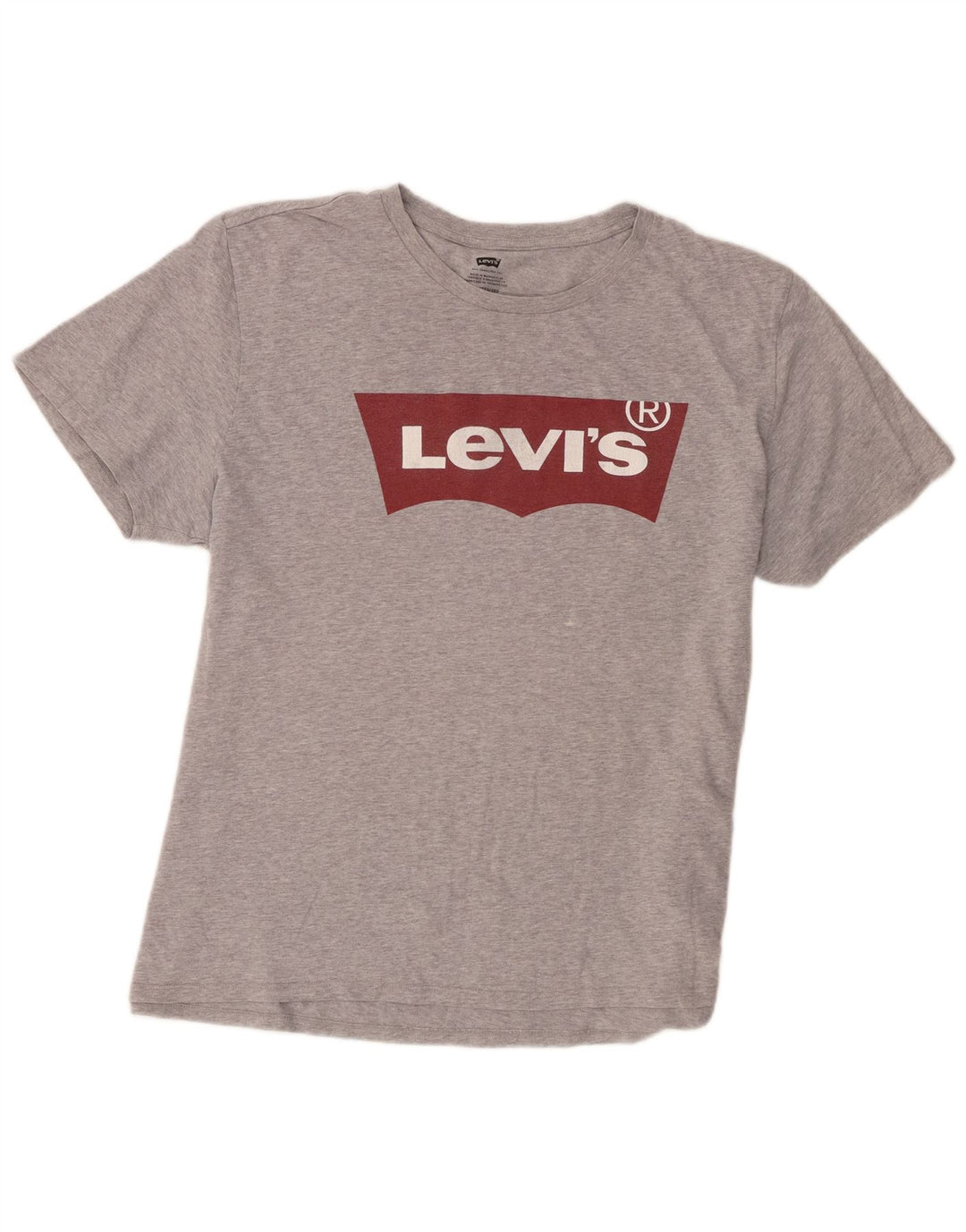 T-shirt grafica da uomo Levi's Top 2XL in cotone grigio