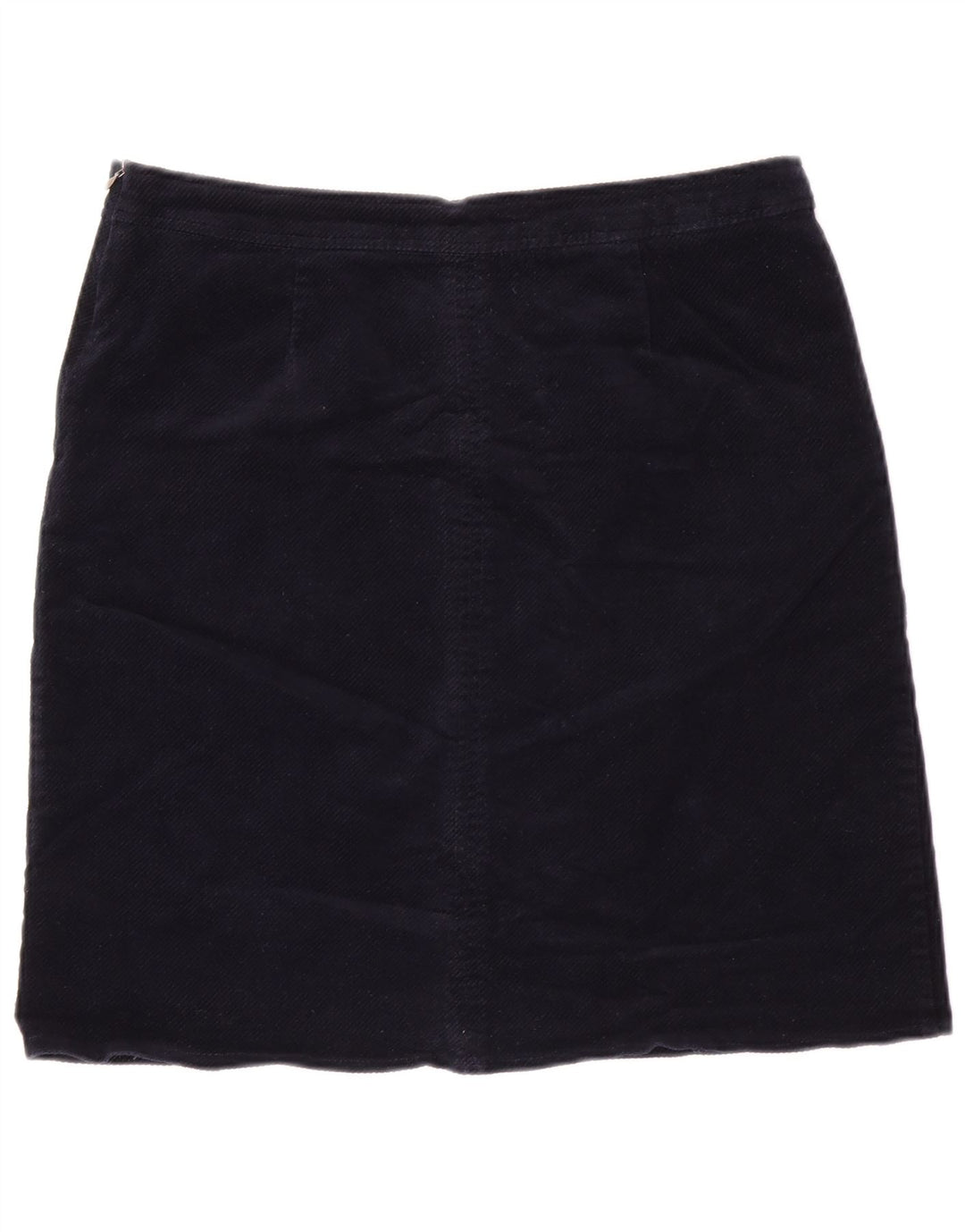 WHITE STUFF Gonna in velluto a coste da donna UK 12 Media W34 Cotone blu navy