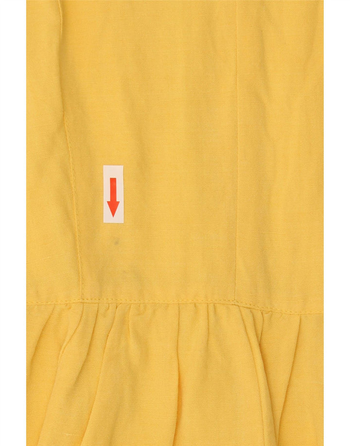 Abito a trapezio da donna Roccobarocco UK 10 piccolo giallo