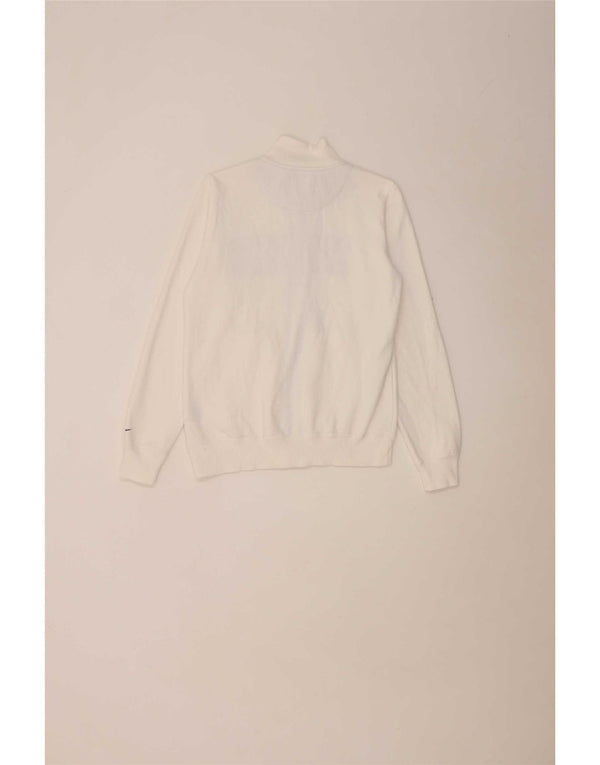 Giacca da ginnastica grafica da donna Nike UK 14 cotone bianco medio