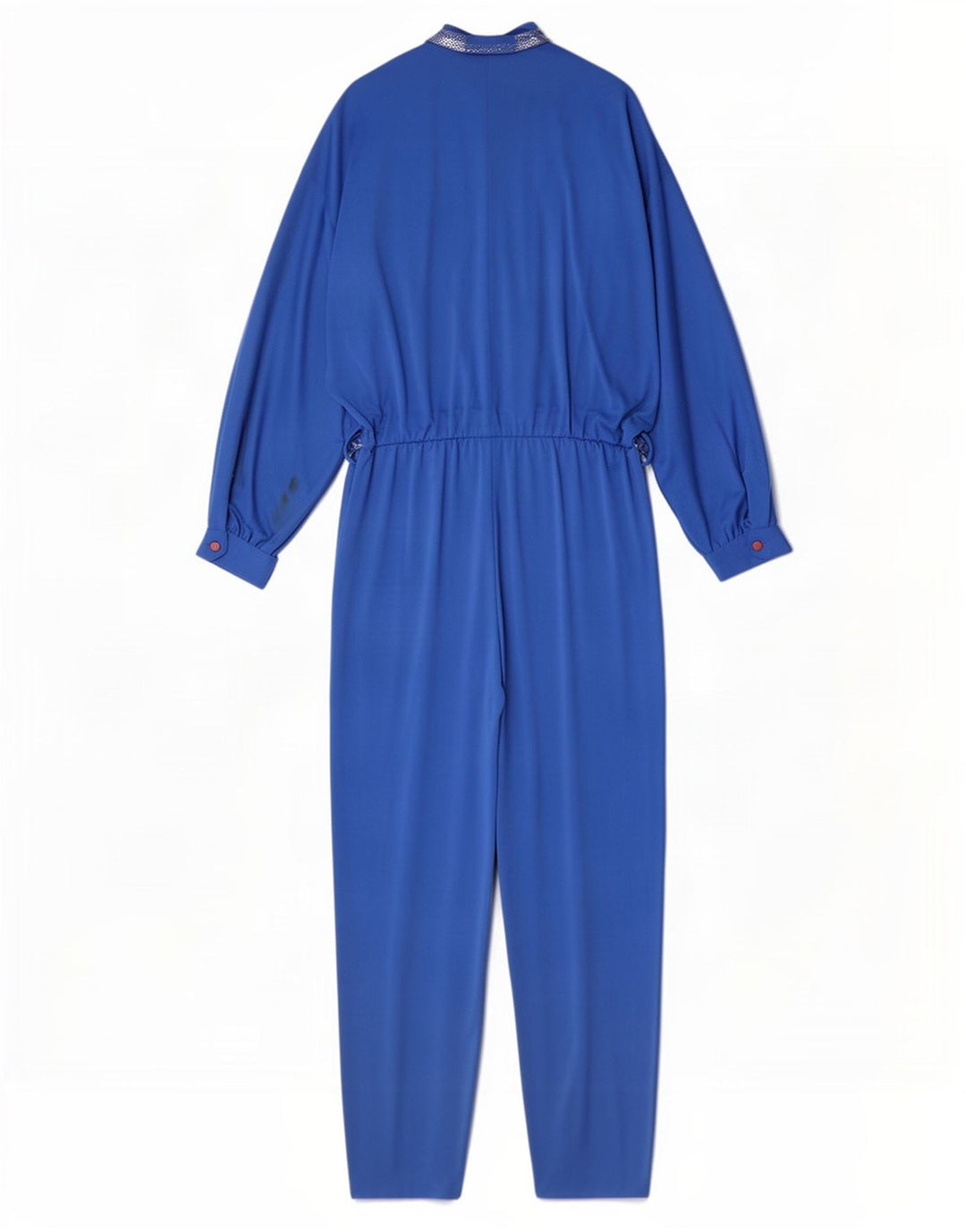 Tuta Donna Anna Lugli IT 42 Poliestere geometrico Blu Medio