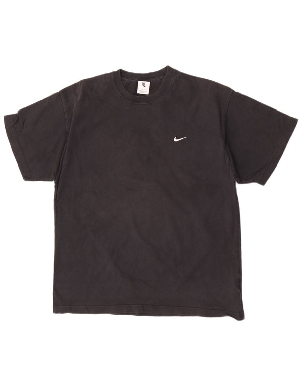 T-shirt da uomo Nike Top grande in cotone nero