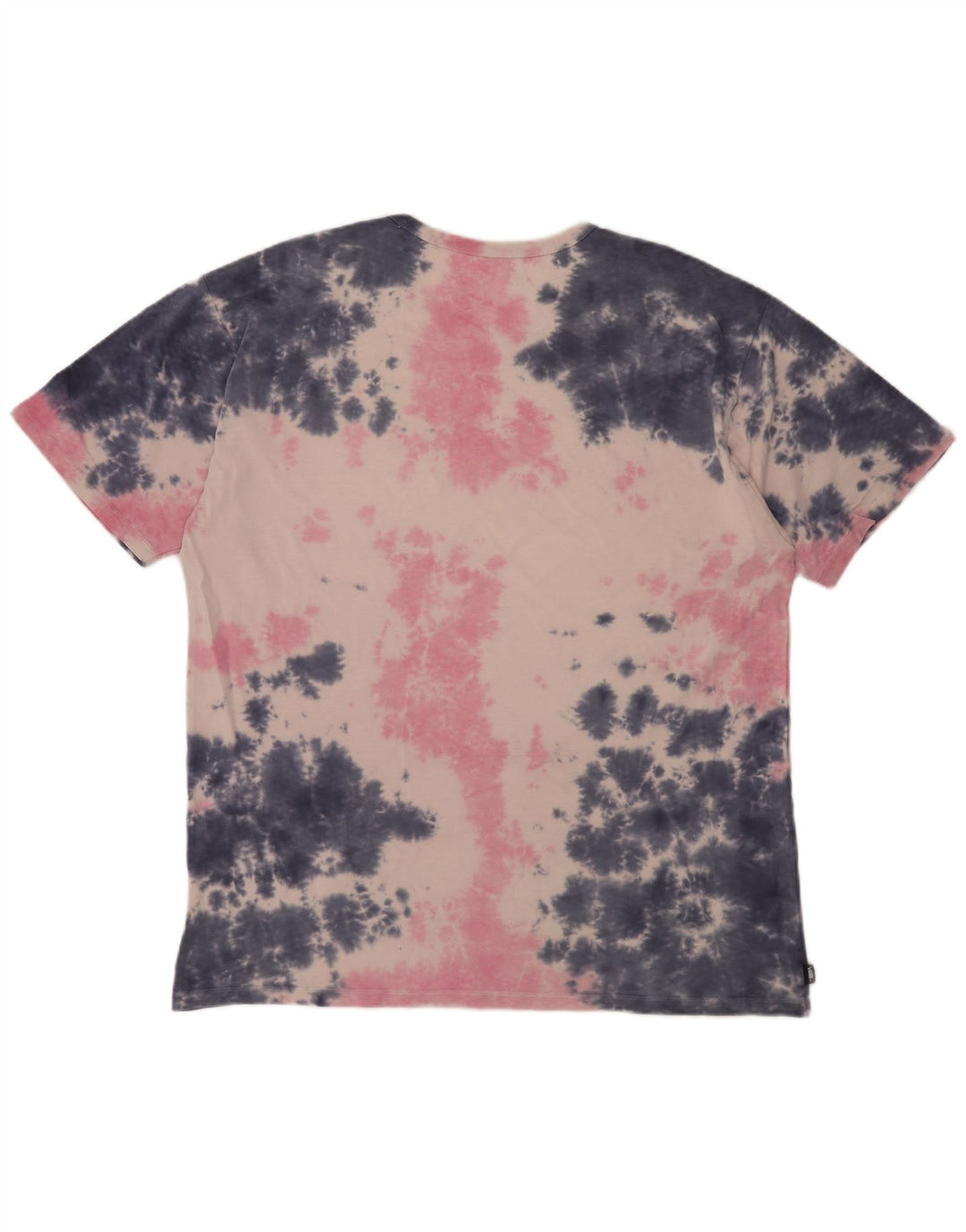 T-shirt da uomo VANS Top XL in cotone tie-dye rosa