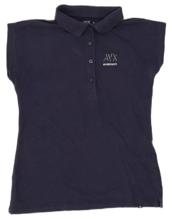 Polo da donna Avirex UK 12 cotone medio blu navy