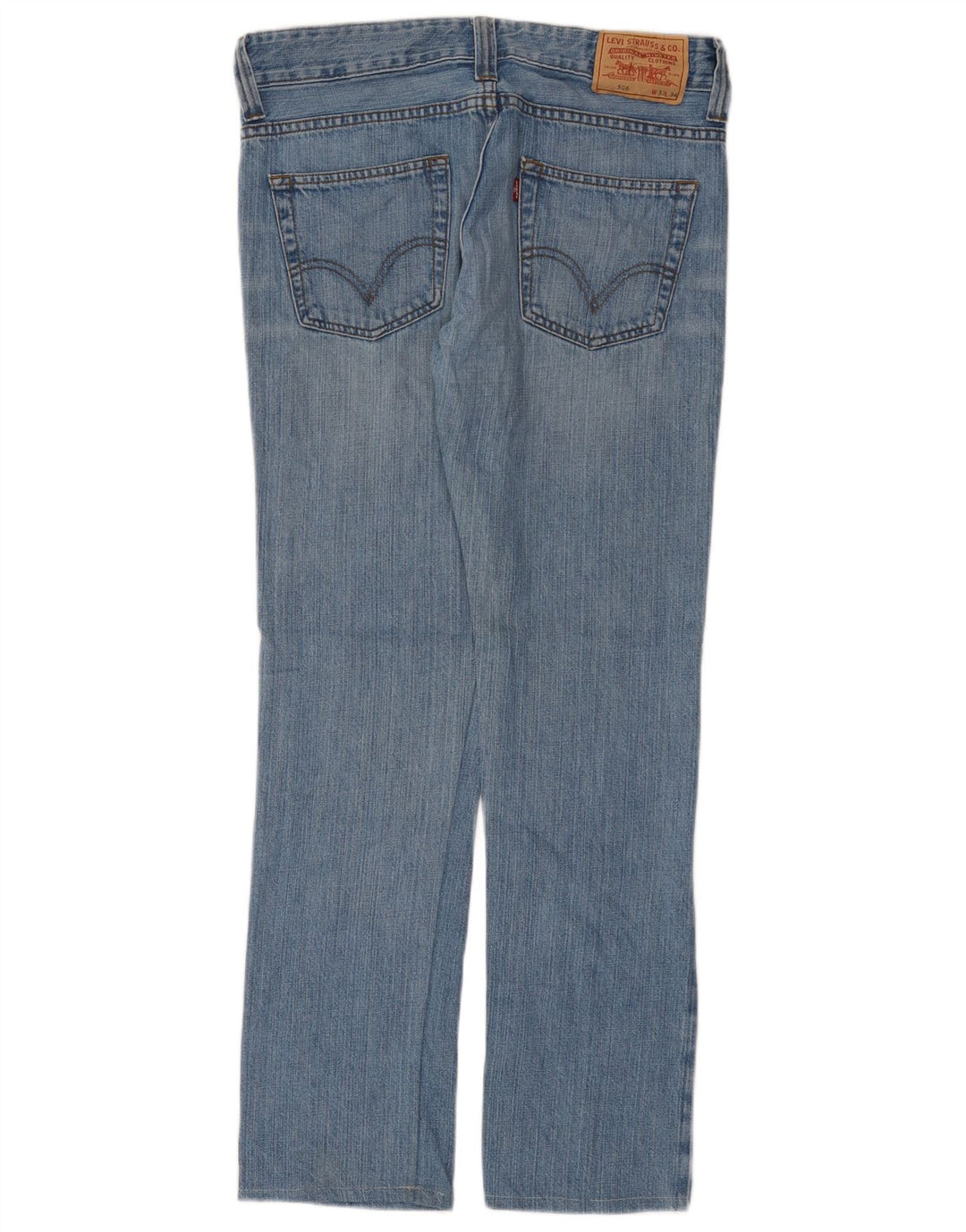 Levi's Uomo 506 Jeans dritti W33 L30 Cotone Blu
