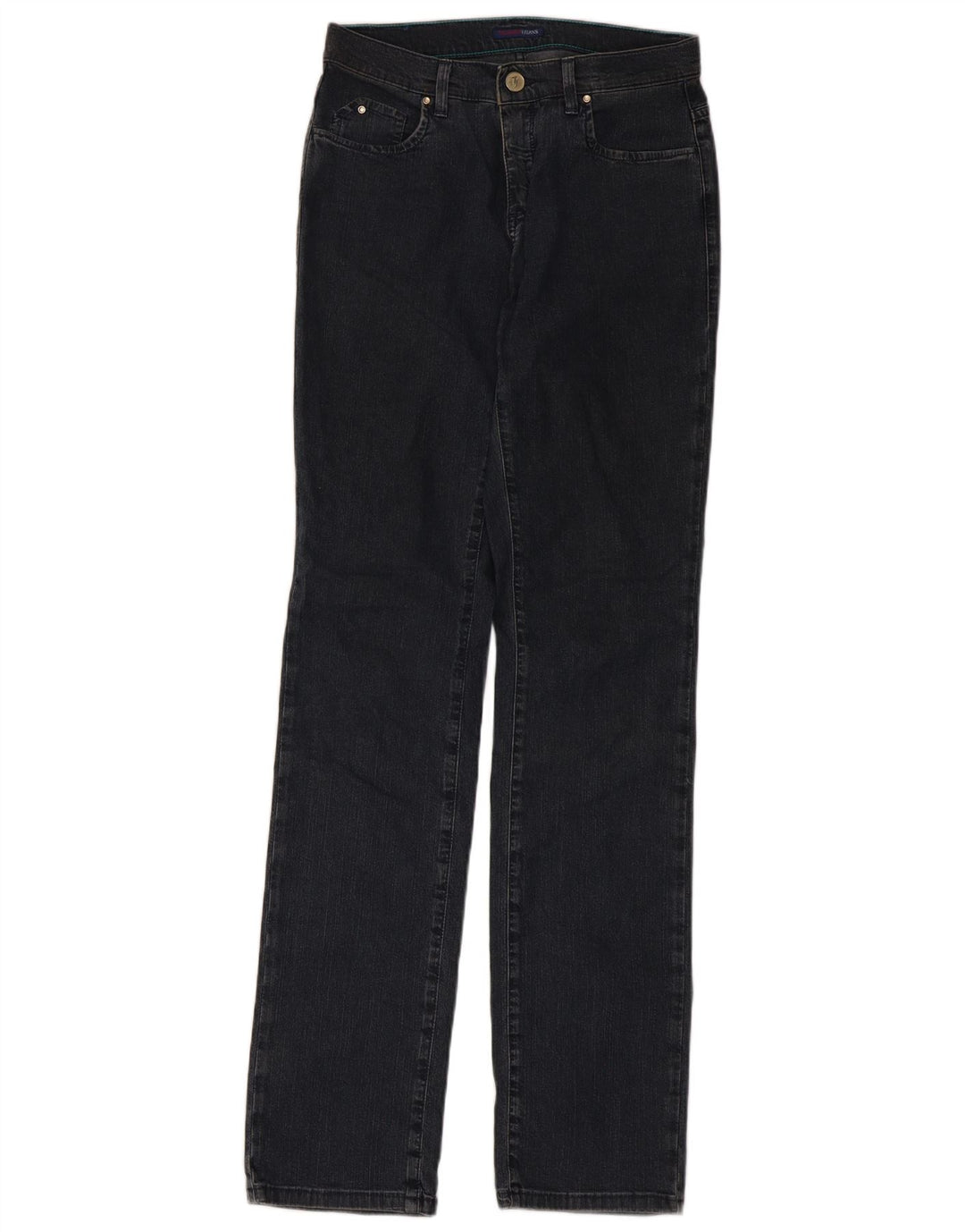 Jeans Dritti Donna Trussardi W27 L33 Blu Navy