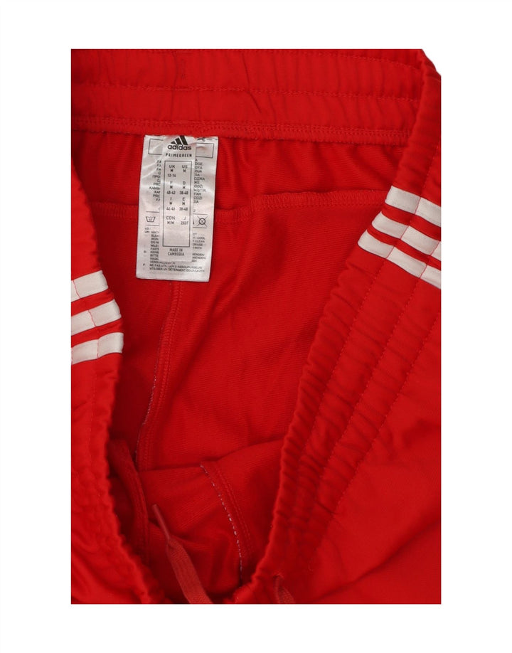 Pantaloni da tuta da donna Adidas UK 12/14 Poliestere rosso medio