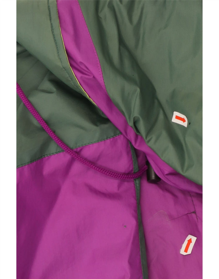 CAMPAGNOLO Giacca antipioggia da uomo con cappuccio UK 40 Large multicolore Colourblock