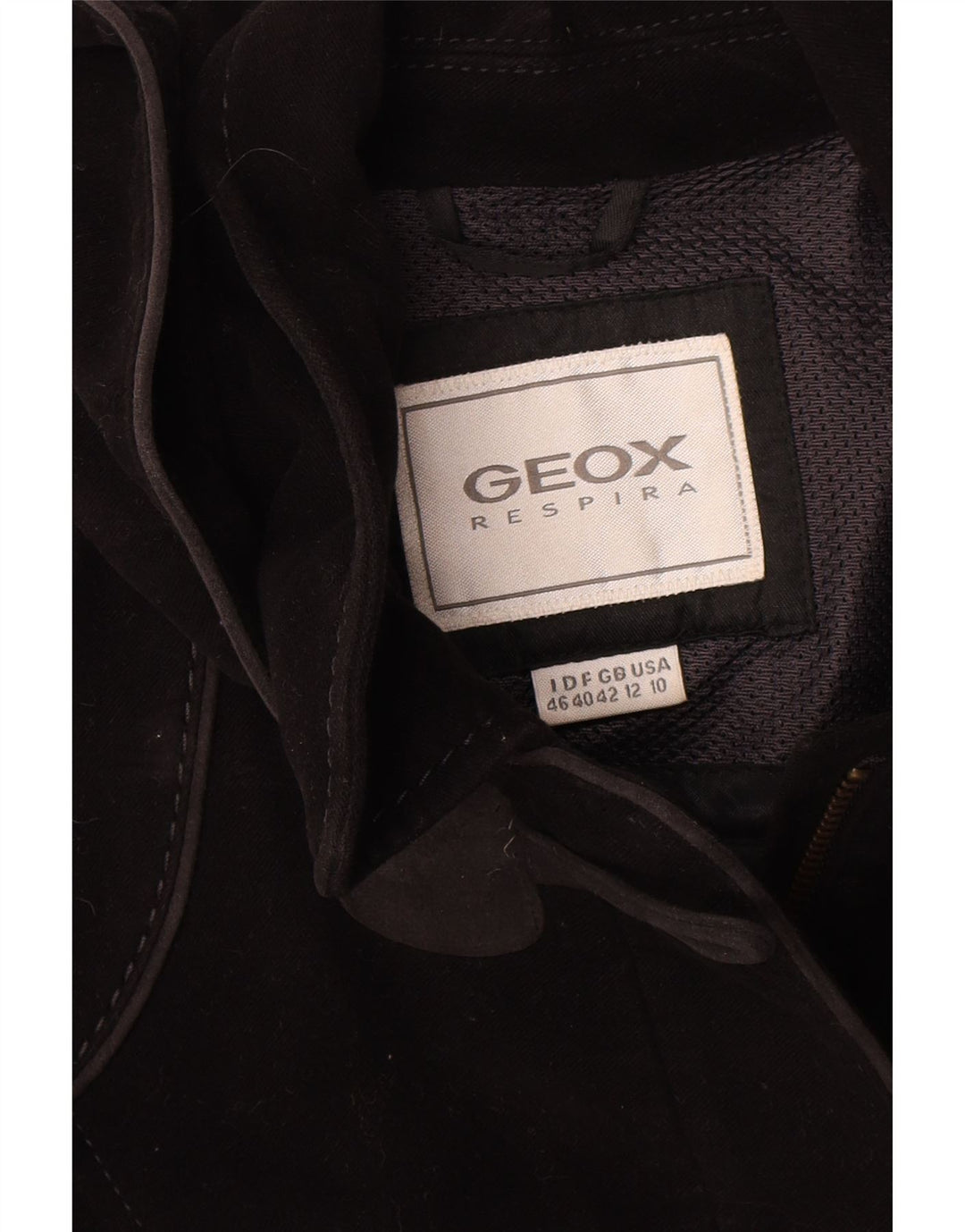 Montgomery Respira da donna GEOX UK 12 cotone nero medio