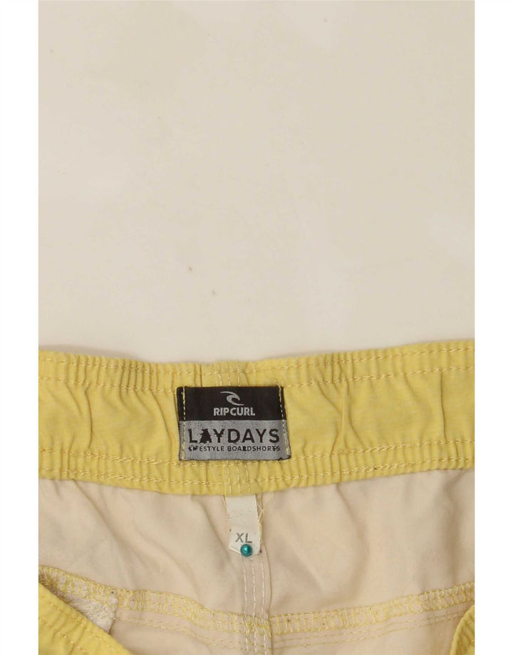 Pantaloncini da bagno da uomo Rip Curl XL giallo color block