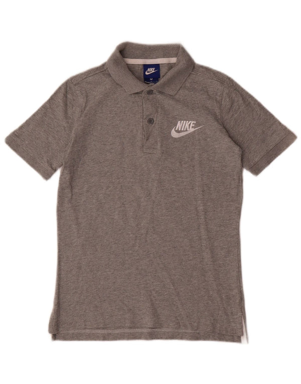 Polo NIKE da ragazzo 10-11 anni grigio medio