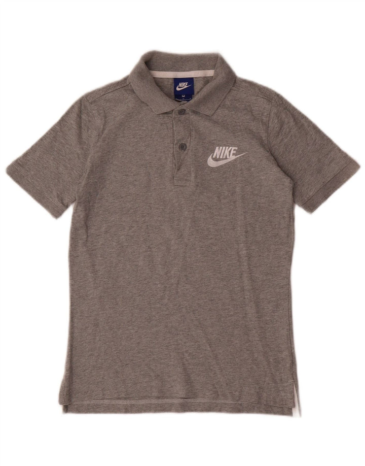 Polo NIKE da ragazzo 10-11 anni grigio medio