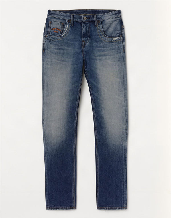 PEPE Jeans Uomo Dritto W30 L34 Blu Cotone