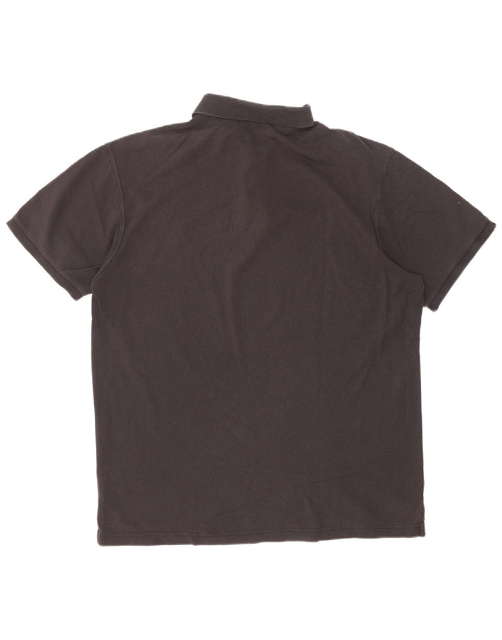 Polo Gant da uomo vestibilità regolare, taglia grande, in cotone nero