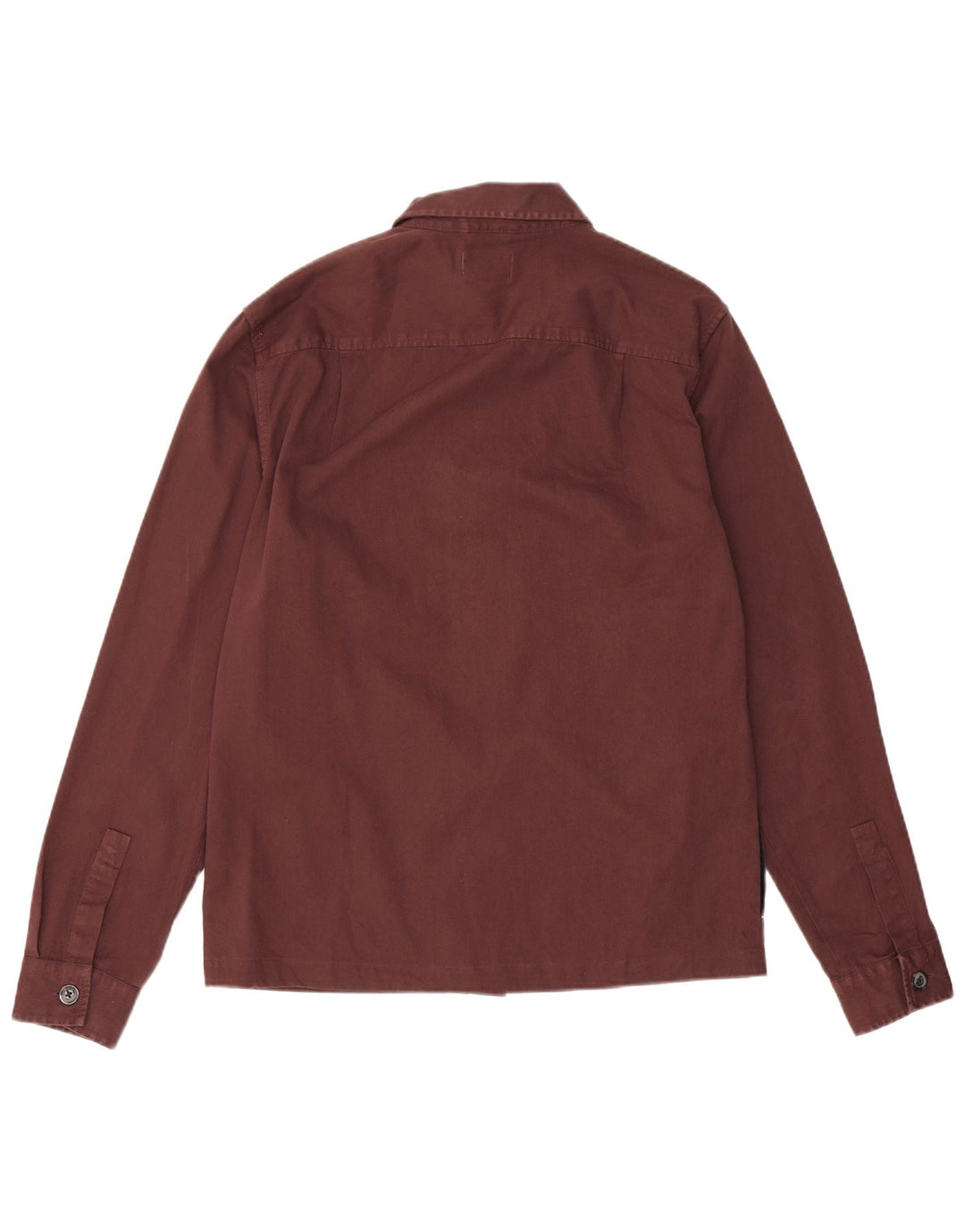 Camicia da uomo White Stuff piccola in cotone bordeaux