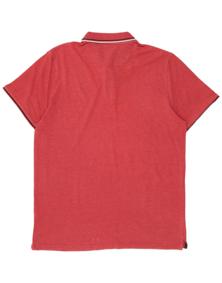 Polo da uomo CHAMPION XL in cotone rosso