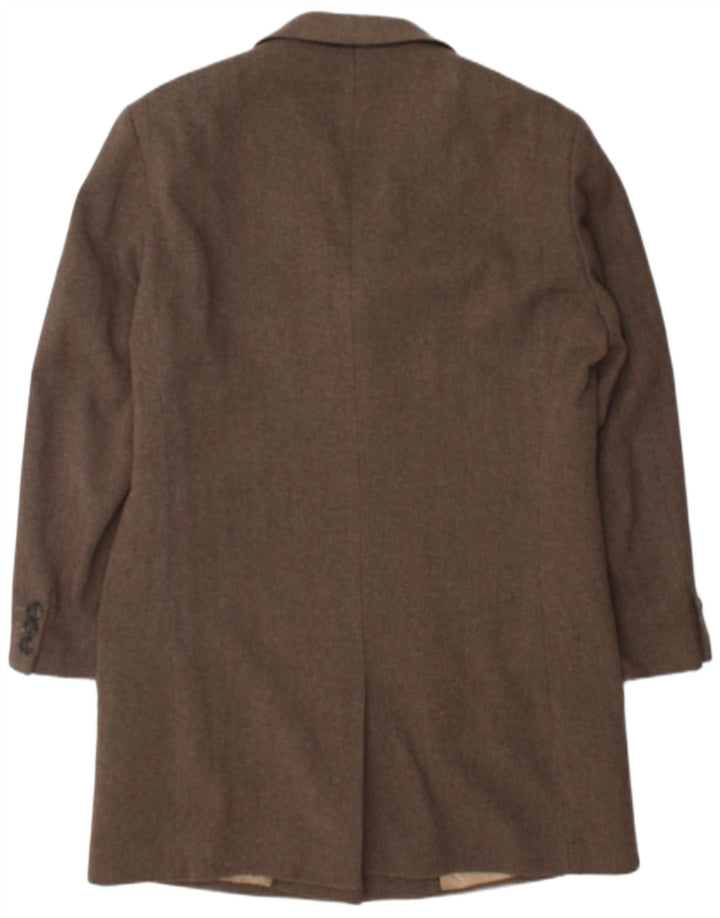 Cappotto da uomo Hugo Boss UK 40 grande spina di pesce marrone