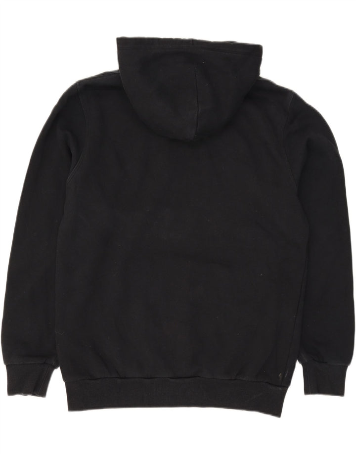 Felpa con cappuccio da uomo Converse grande in cotone nero