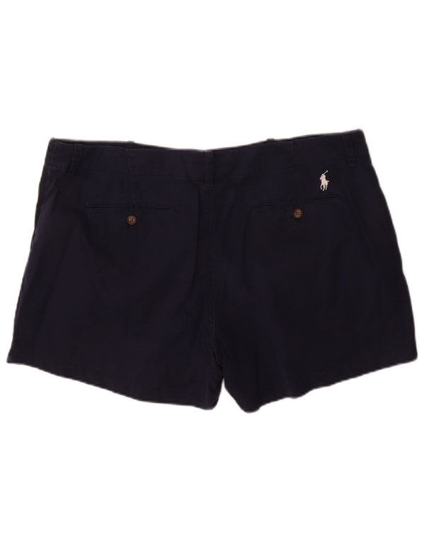 Pantaloncini chino da donna Polo Ralph Lauren US 14 XL W36 cotone blu navy