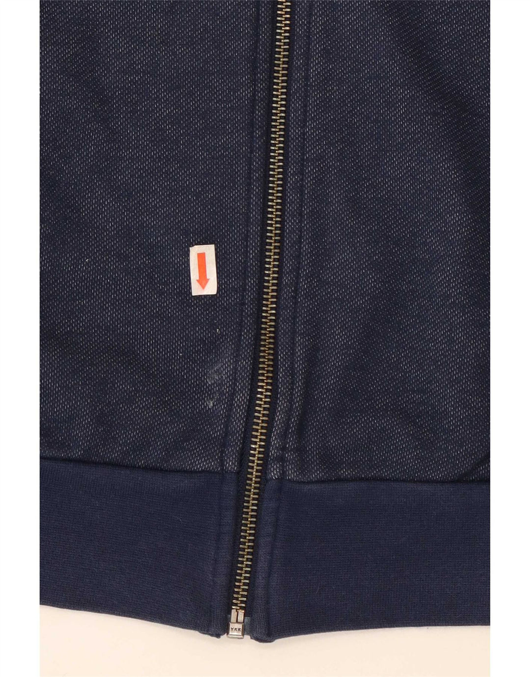 Giacca da ginnastica da uomo Adidas, giacca media, in cotone blu navy