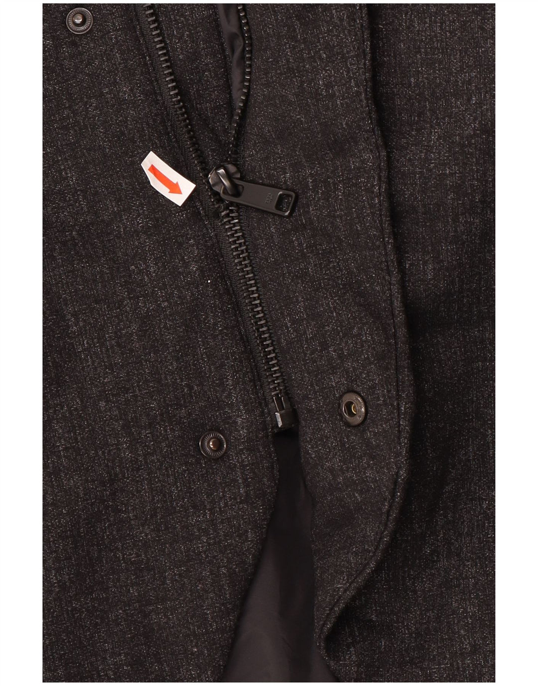 Cappotto imbottito da uomo ZARA UK 40 grande poliestere nero