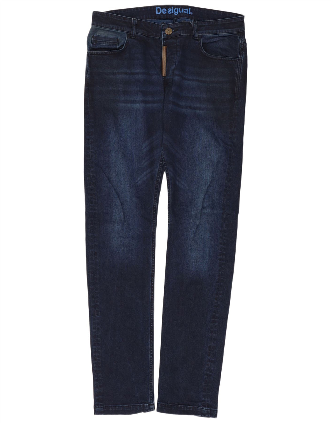 Jeans slim da uomo DESIGUAL W34 L34 Blu navy