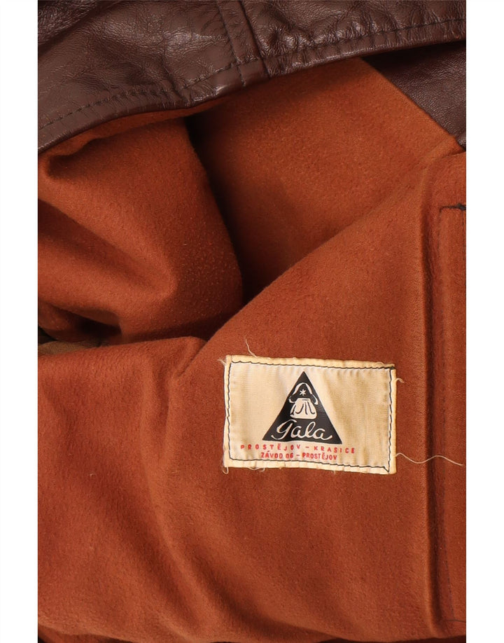 Giacca in pelle da uomo Gala UK 42 XL Marrone