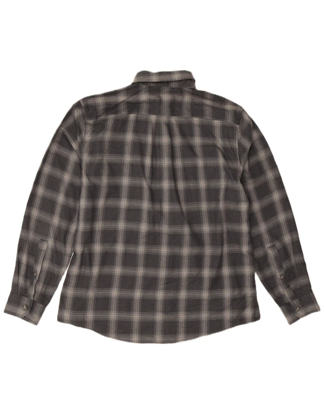 Eddie Bauer Camicia da uomo in flanella Grande poliestere a quadri blu navy