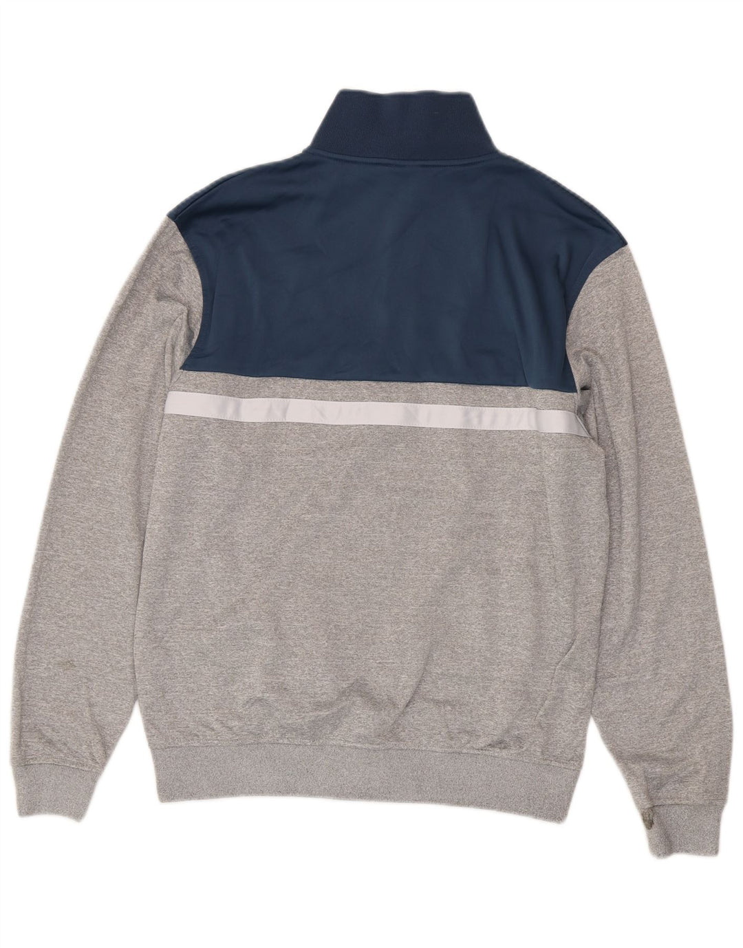 Giacca da ginnastica da uomo Ellesse, grande, in poliestere color block grigio