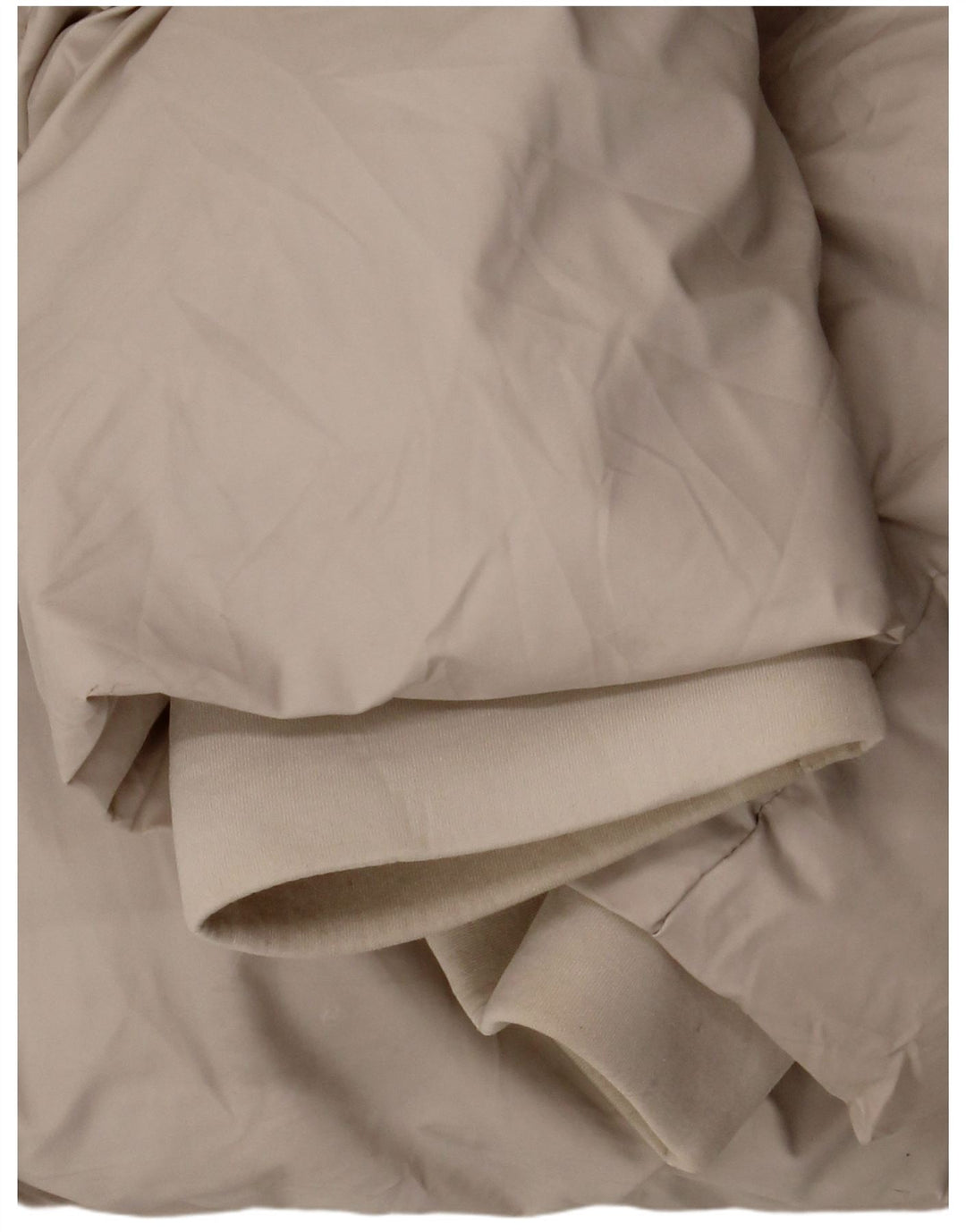 Giacca imbottita con cappuccio da donna Zara UK 16 grande poliestere bianco