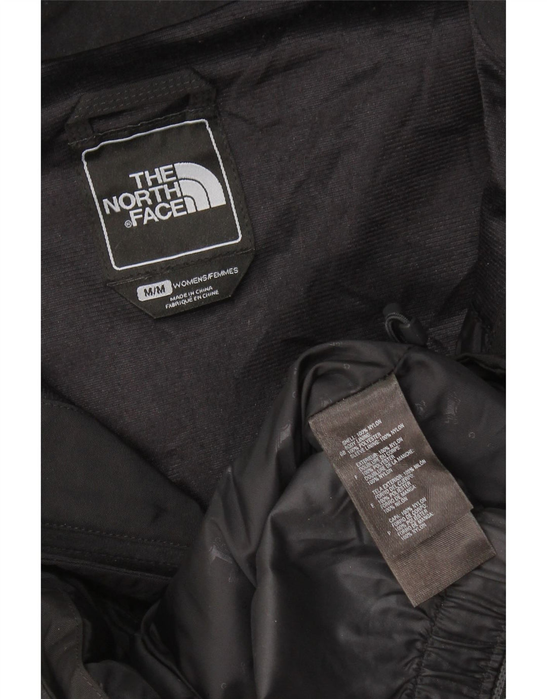 THE NORTH FACE Giacca a vento da donna Hyvent con cappuccio UK 14 media nera