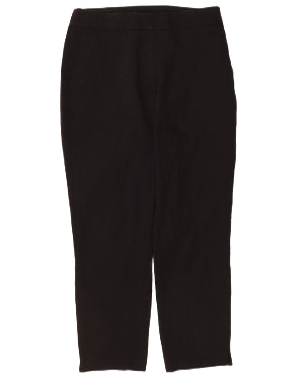 Pantaloni chino dritti da donna Zara XL W32 L26 cotone nero