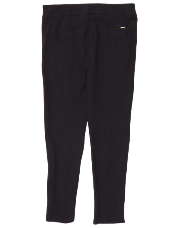 Pantaloni casual slim da donna Marks & Spencer UK 16 Large W34 L28 Neri
