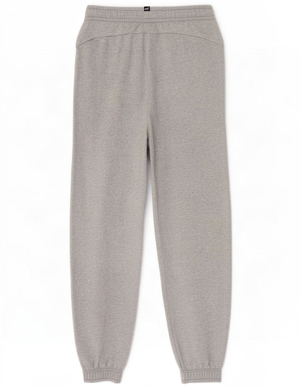 Puma Girls Tracksuit Trousers Joggers 15-16 Years Grey Flecked Cotton