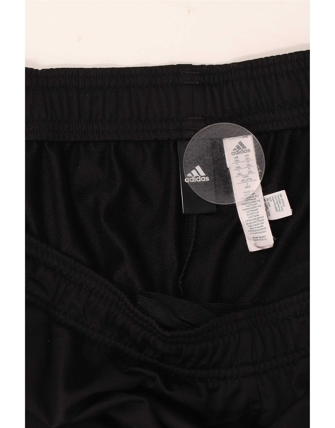 Pantaloni da tuta da uomo Adidas 2XL poliestere nero